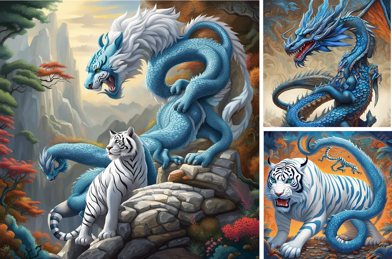 20230806Imaginary animal 청룡_백호2(Dream Studio).png