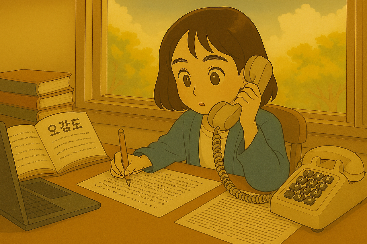 이수 연구실 전화 받는.png