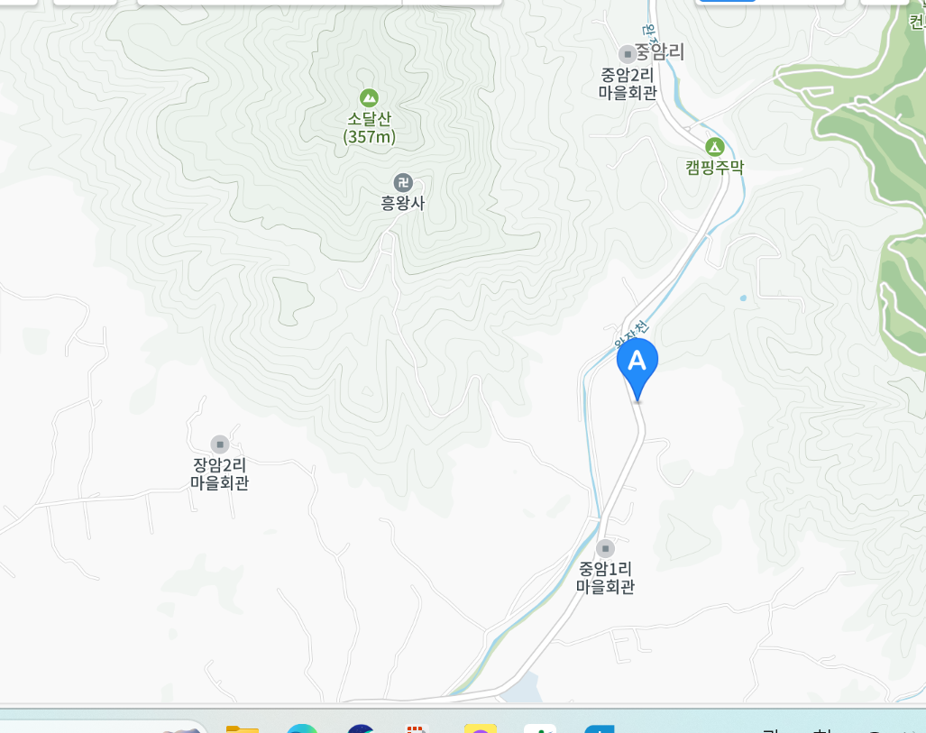 중암리 가마터 주변 지도- 완장천, 소달산.png