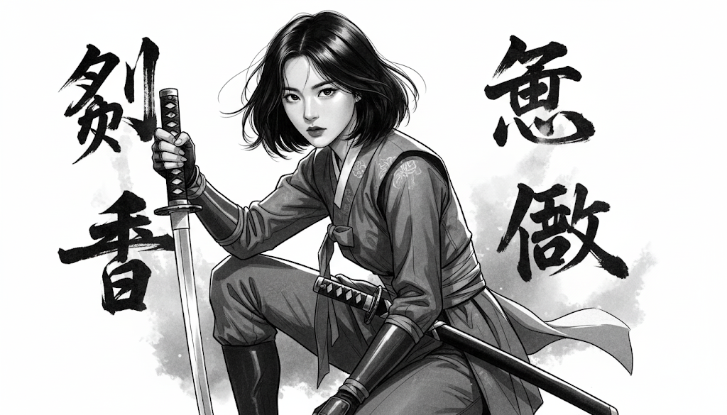 스타일라이즈드 흑백 일러스트 포스터..png