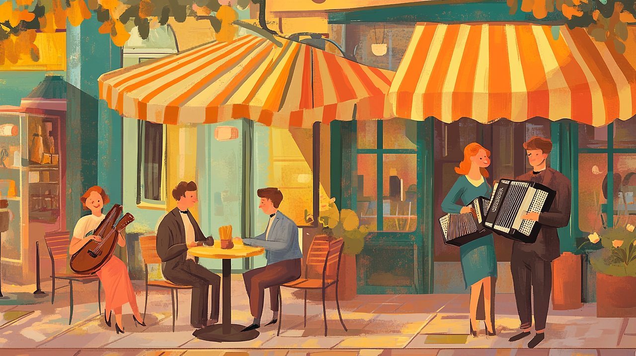 A whimsical street café scene in a vintage cartoon style.png