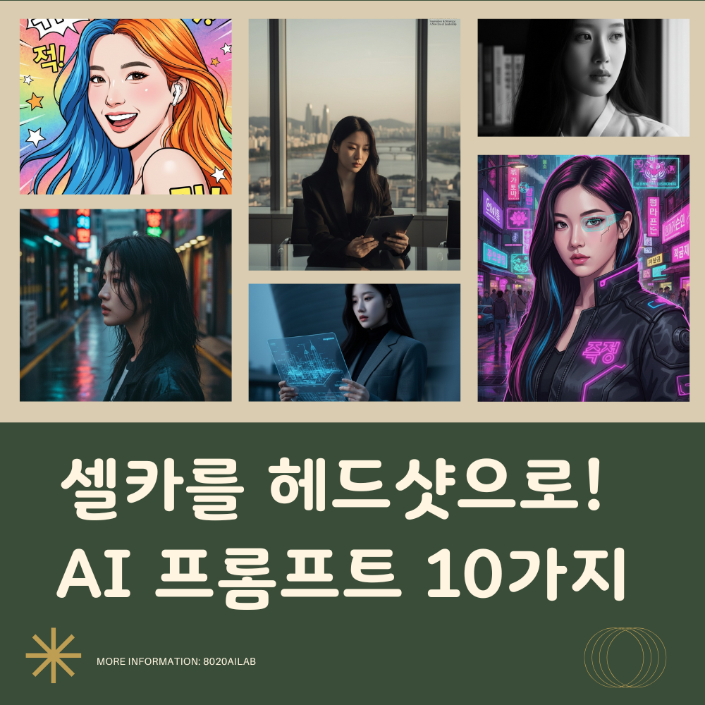 셀카를 헤드샷으로! AI 프롬프트 10가지.png
