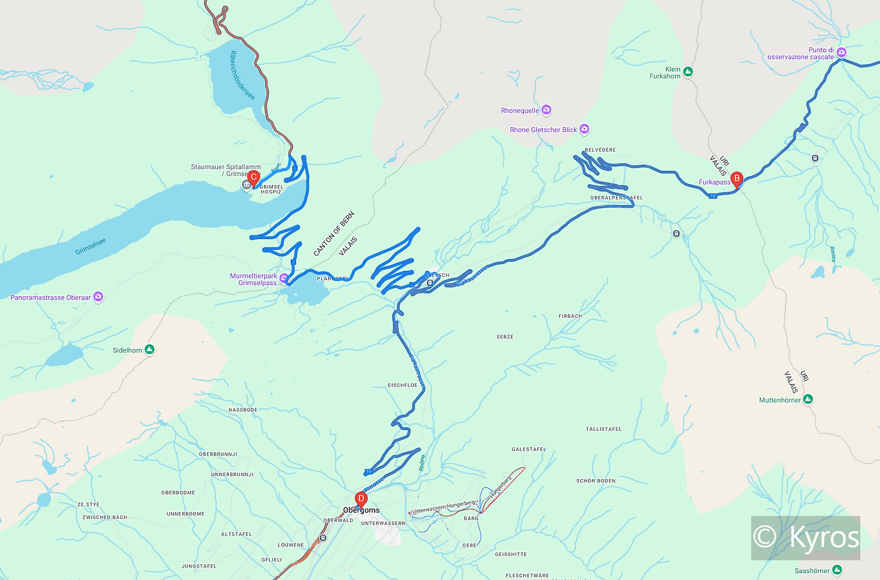 Furka to Grimsel Pass Route Map.png
