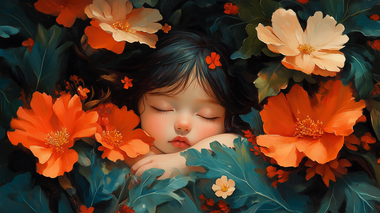 u4827624198_Oil_painting_a_peaceful_child_sleeping_comfortably__301ba908-3d11-4bde-93ae-b8e93c04a903.png