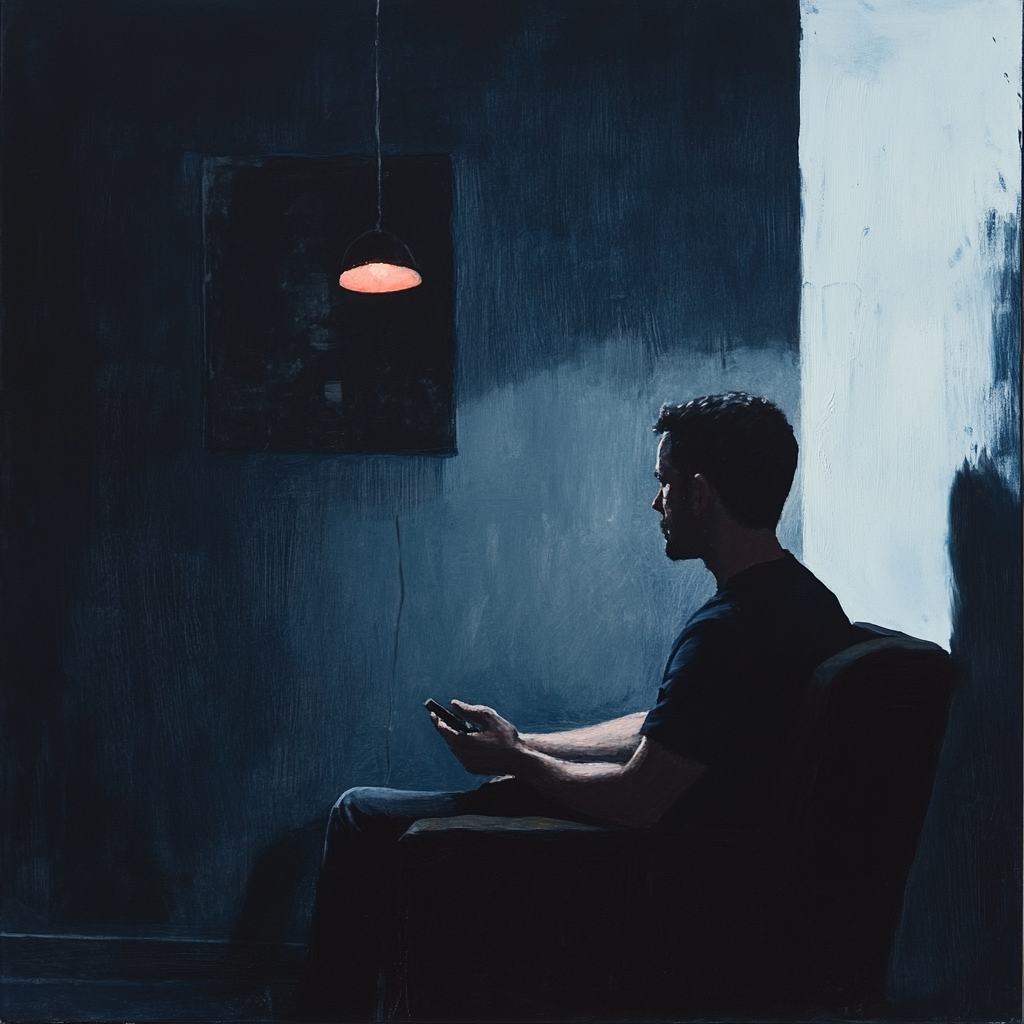 jubilant_peacock_07903_Man_chatting_in_a_dark_room_bc746666-2ff9-49b2-84d2-fac1c493f6d3.png