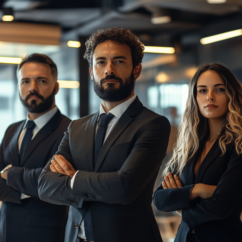 jubilant_peacock_07903_Lawyers_standing_with_their_arms_crossed_0b24d8dc-7957-4c4a-bf8d-82b00bd704b7.png