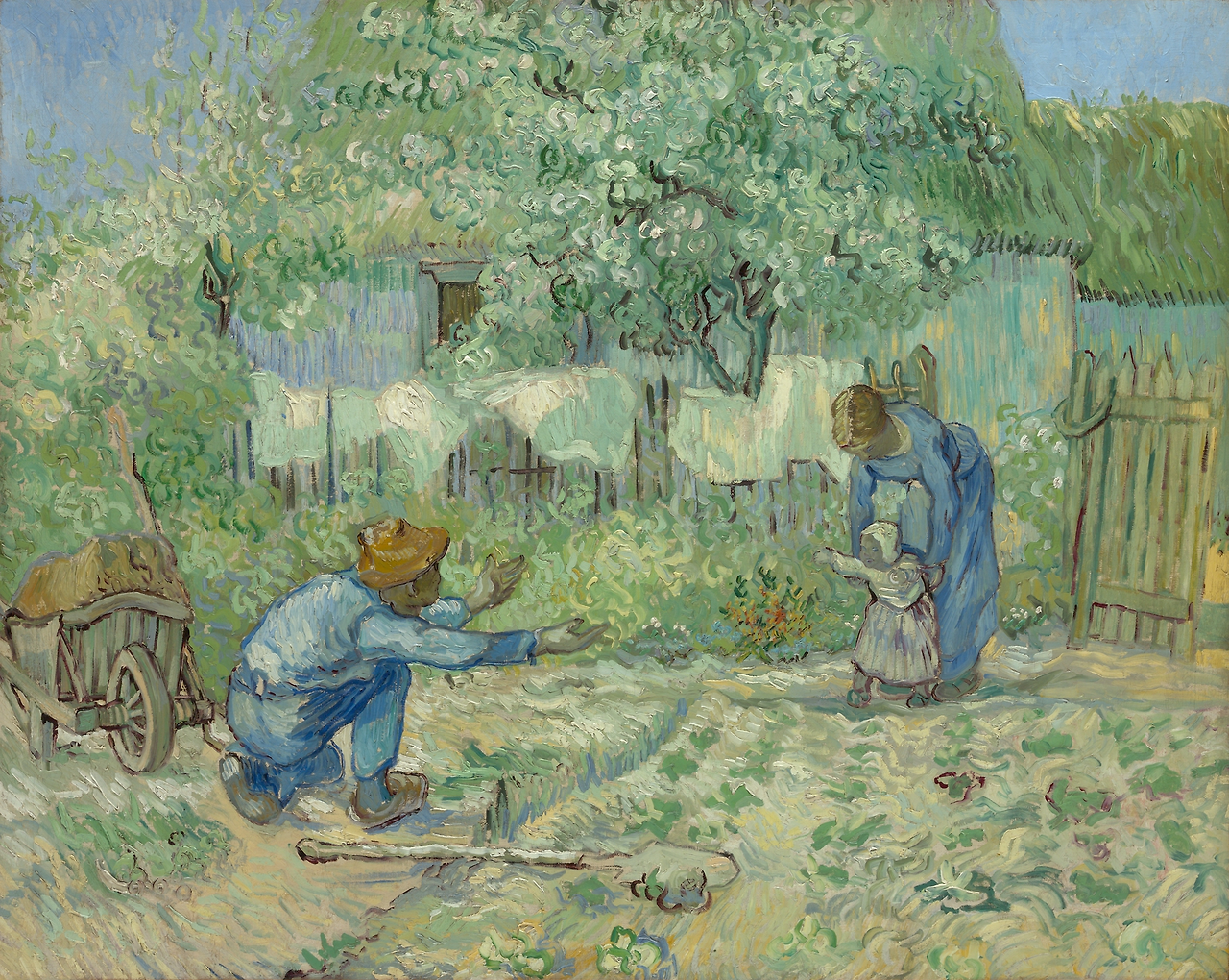 Vincent van Gogh_1890_첫걸음(밀레 모작) First Steps, after Millet_메트로폴리탄 미술관 - 테두리 제거.png