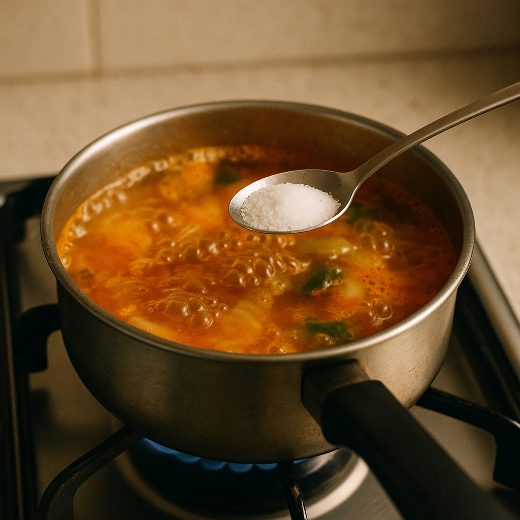 끓어오르는 국물과 소금 추가.png