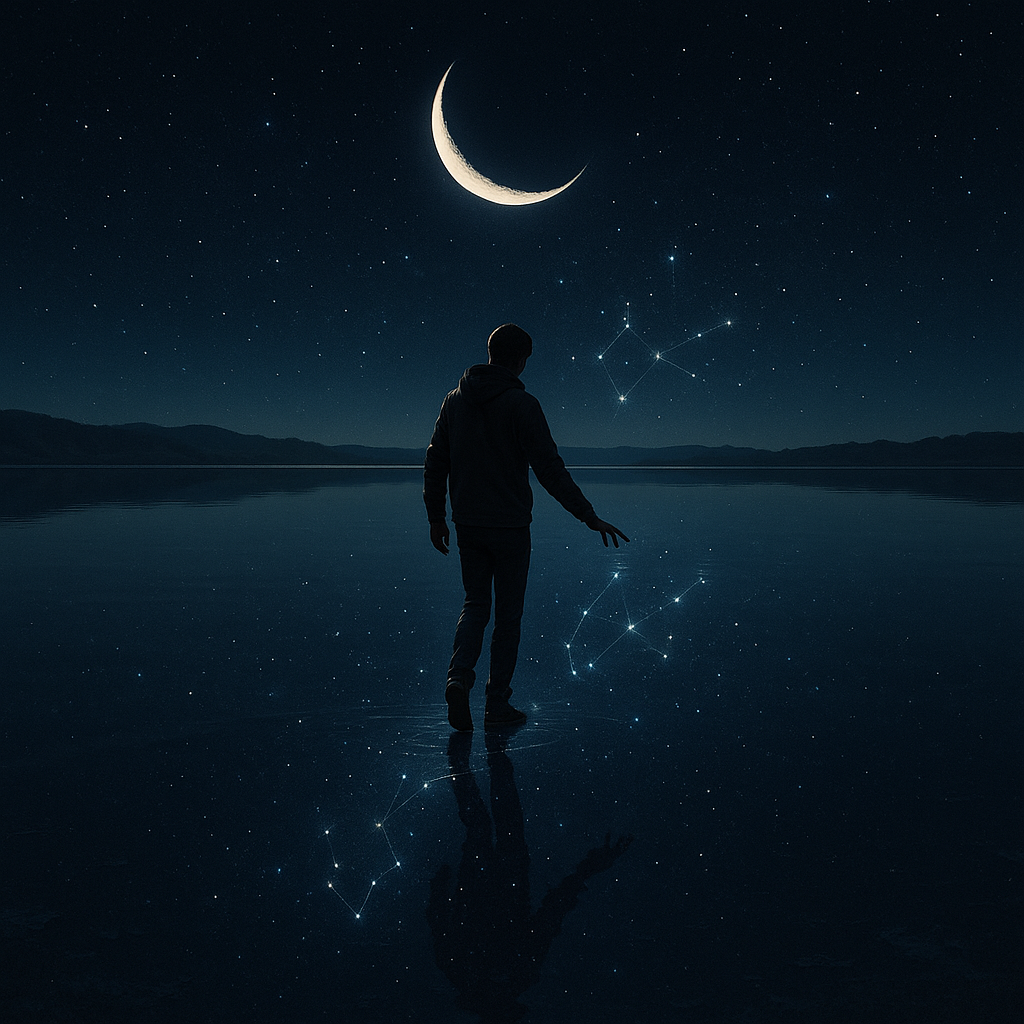 20250531_0615_Cosmic Reflection Walk_simple_compose_01jwhgqnpyezcsxyj4szs2bwp7.png