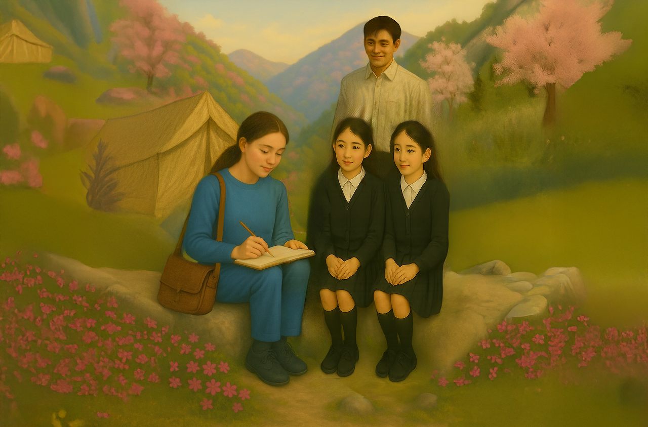 터널 근처에 천막을 치다..png