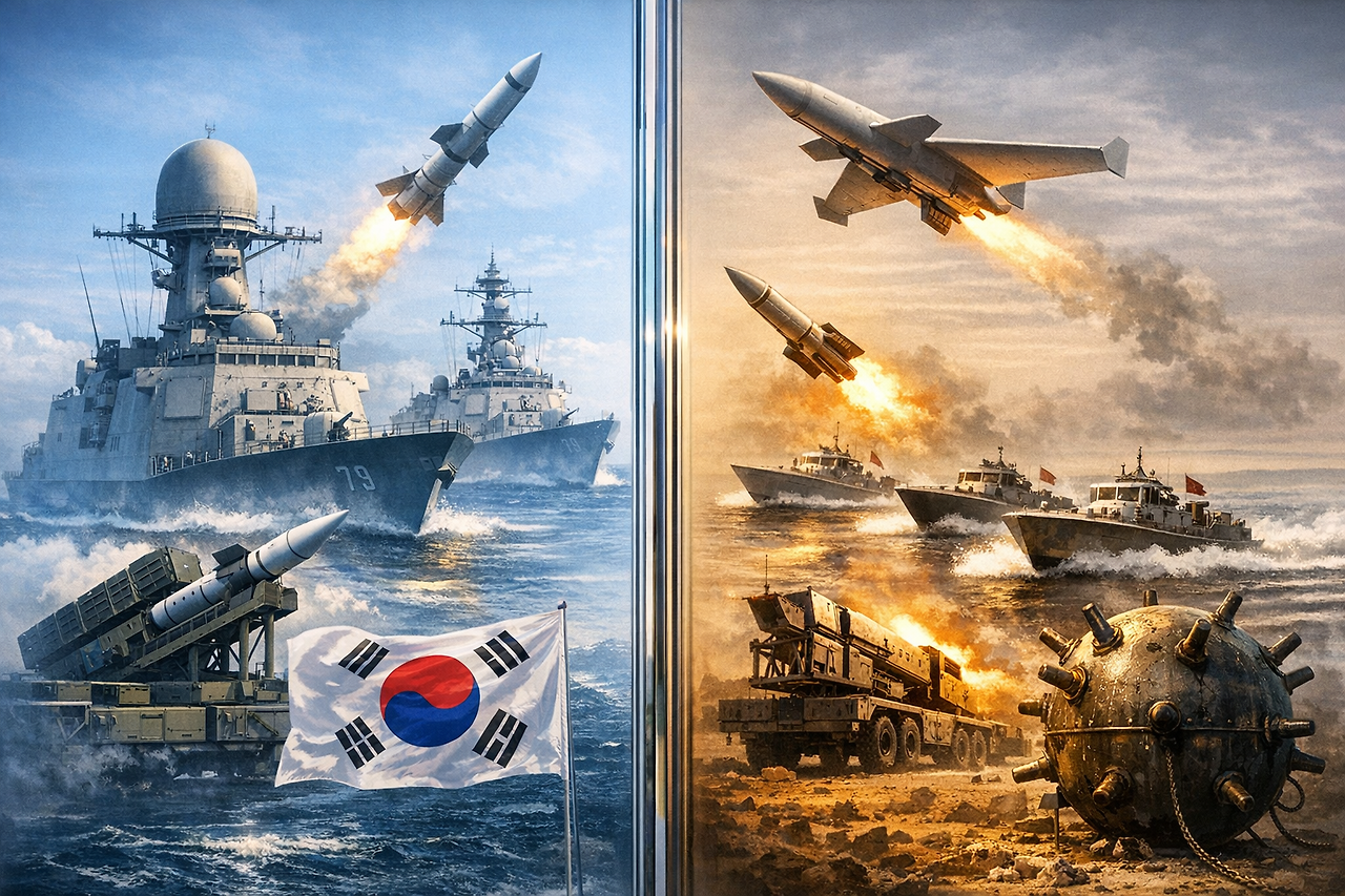 방위산업 분야 한국과 이란은 거울과 가깝다.(AI 생성이미지).png