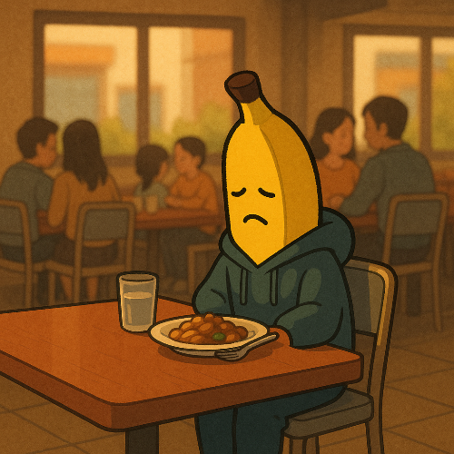 입대전 혼자 밥먹는 바나나.png