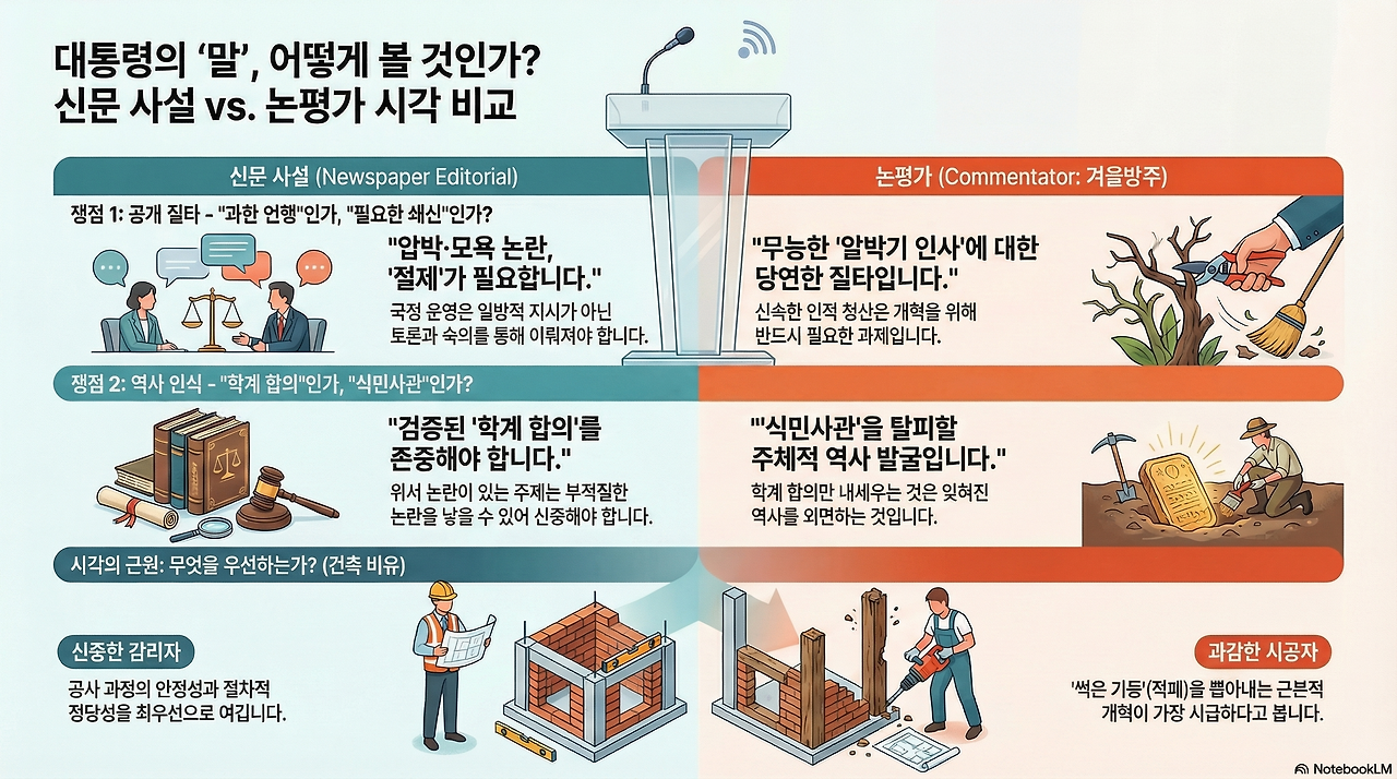 대통령의 말-사설과 논평 비교.png