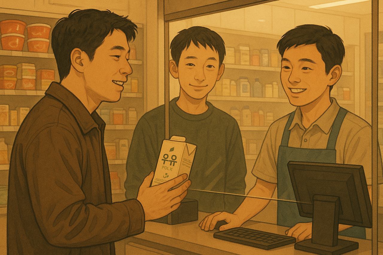 20250919_1436_Convenience Store Joy_simple_compose_01k5gaxgesep5a6bbv21z1xp10.png