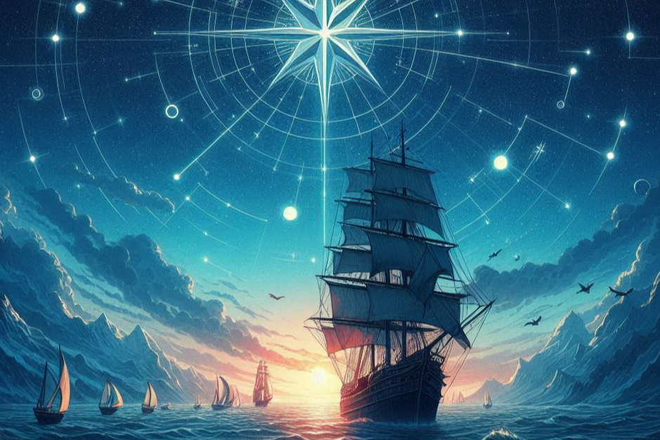 맑은 하늘에서 볼 수 있는 북극성과 .png