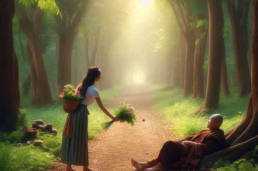 한용운 스님에게 꽃.png