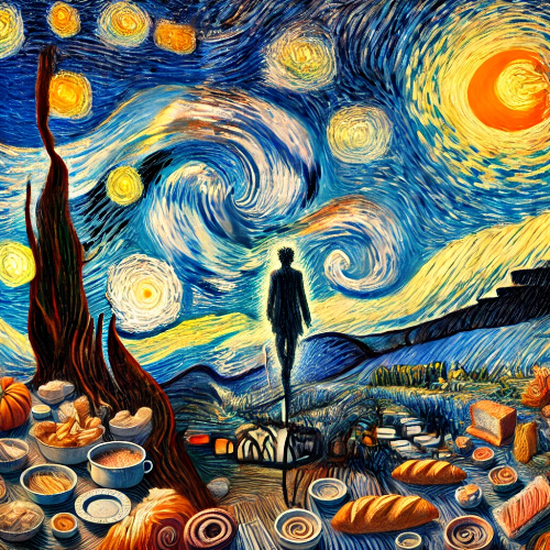 DALL·E 2024-12-18 10.32.33 - In the style of Van Gogh, depict a surreal representation of the concept of memory and forgetting. The image features a figure walking through a swirl.png