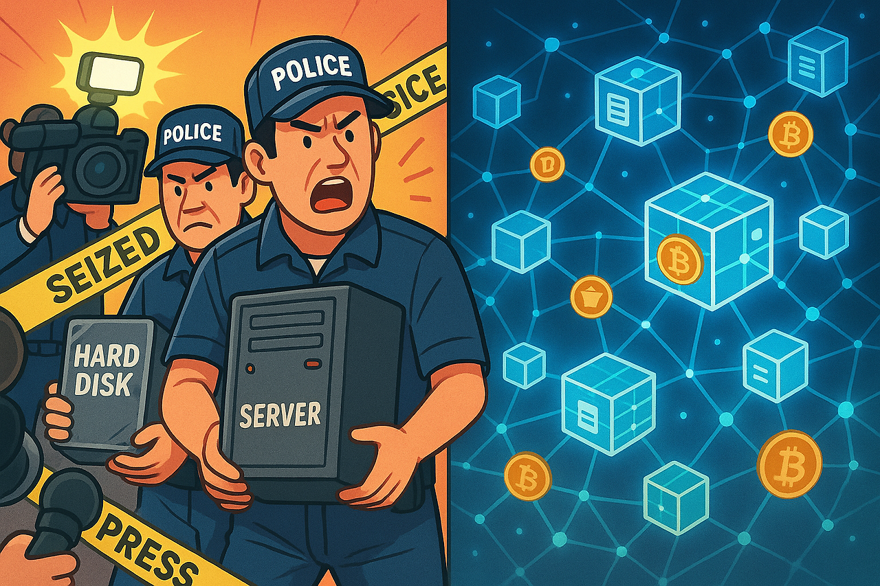 압수수색이라는 이름의 쇼: 코인 수사는 왜 길을 잃었나