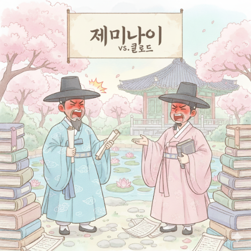 3단계 예송논쟁을 펼치는 클로드와 제미나이.png