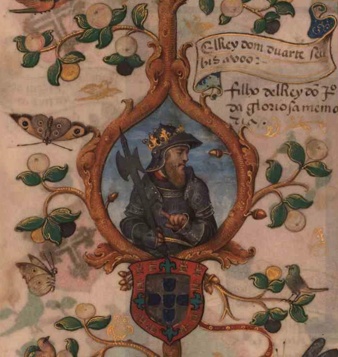 D._Duarte,_Rei_de_Portugal_(1391-1438)_-_Genealogia_de_D._Manuel_Pereira,_3.º_conde_da_Feira_(1534).png