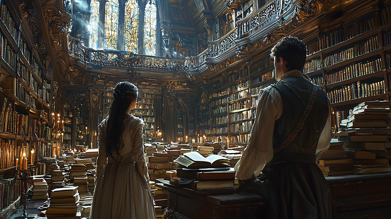 jony0664_wide_shot_An_ancient_grand_library_with_towering_she_818b531e-b6f2-42e1-91e3-d6308e148cef_3.png