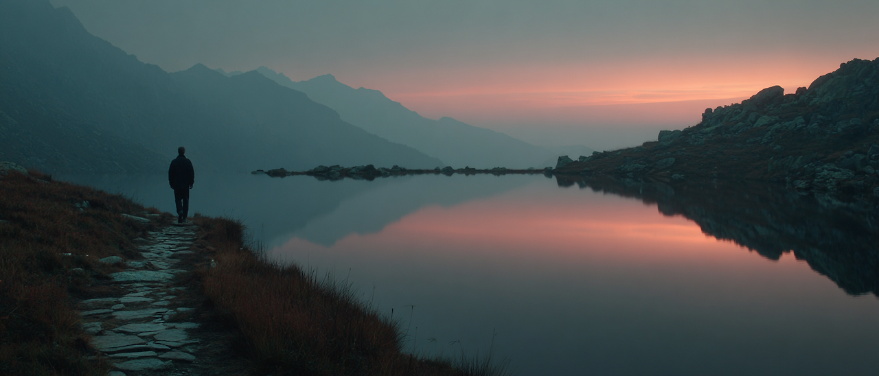 nim2me_a_mountain_lake_path_at_dawn_one_person_walking_alone__72629899-502f-498e-9ce8-3017b451f390_1.png