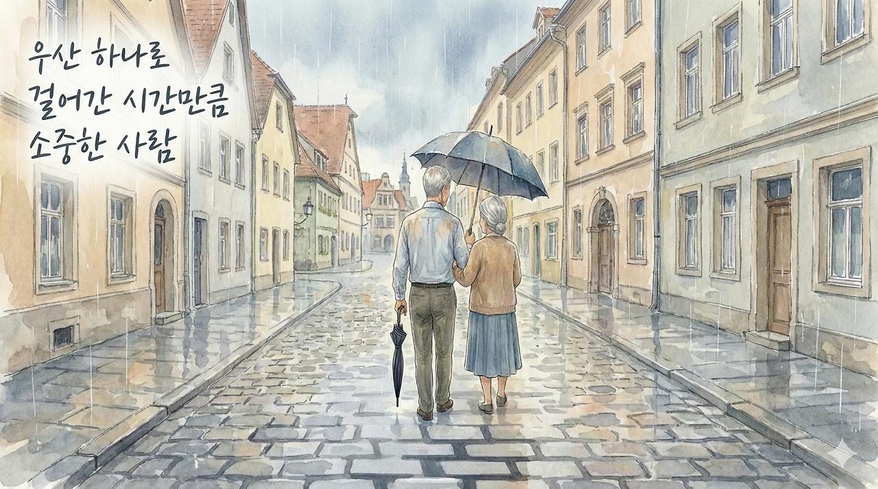 우산 하나로 걸어간 시간만큼 소중한 사람.png