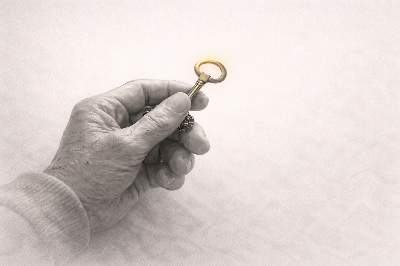 노인의 손과 빛나는 열쇠.png