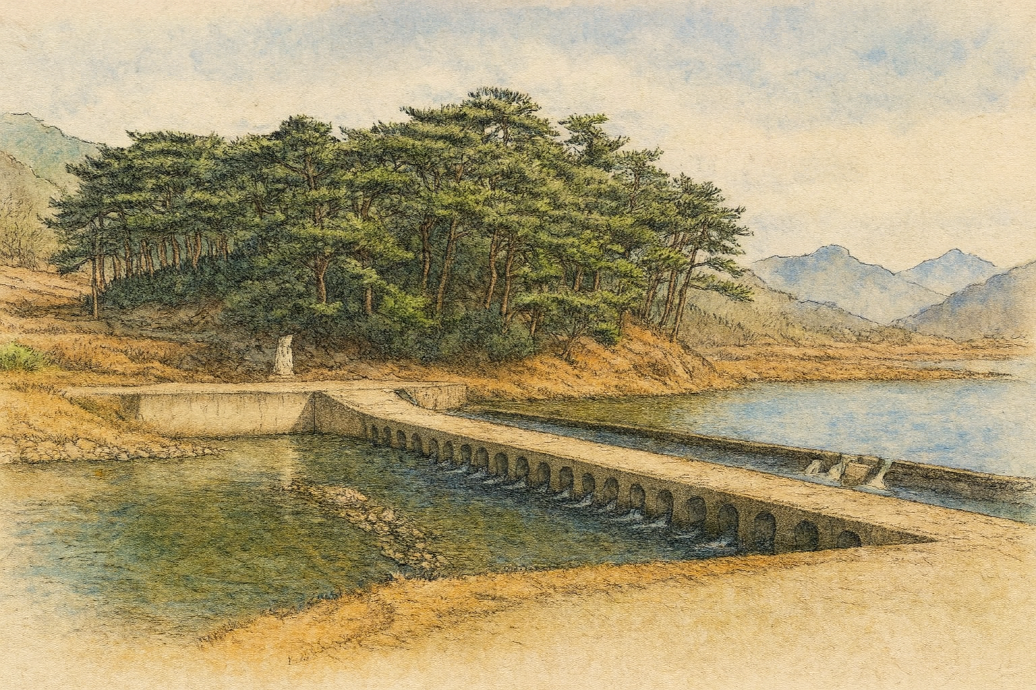 [크기변환]장흥 동백정 원림 - 전경(손그림디테일).png