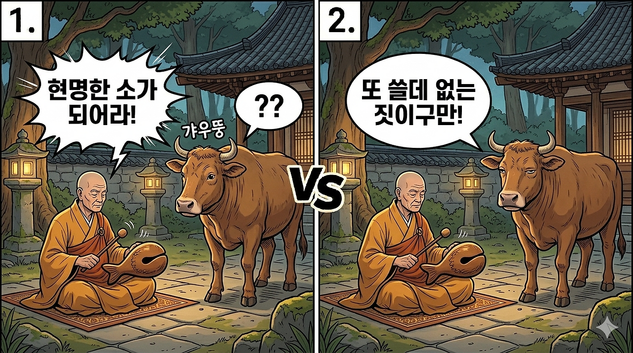 [관용어] 소 귀에 경 읽기.png
