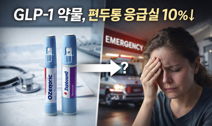 20260306 _ GLP-1 약물, 만성 편두통 응급실 10%↓ _ 2-3.png