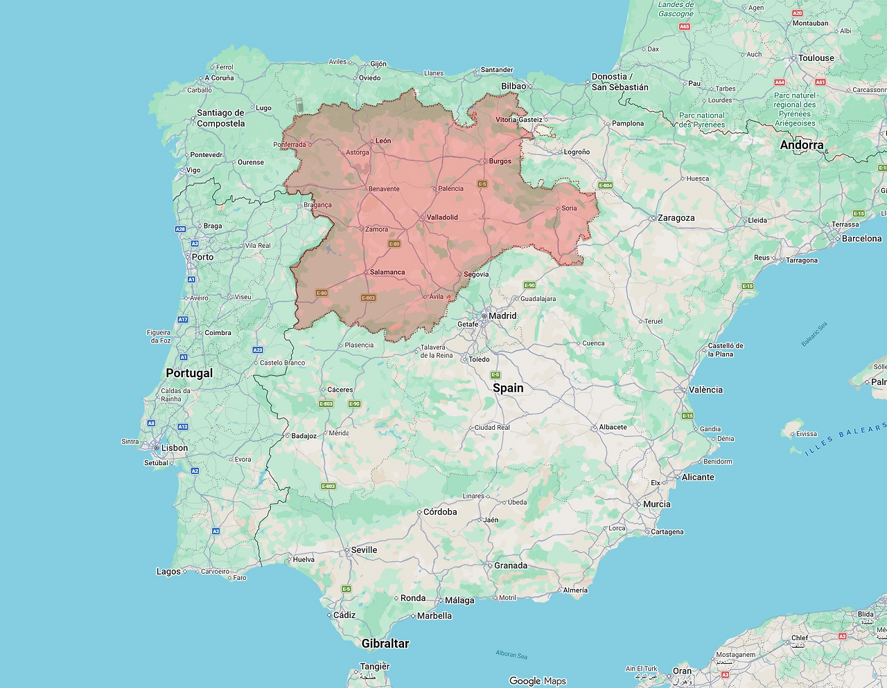 castilla y leon 경계 지도.png