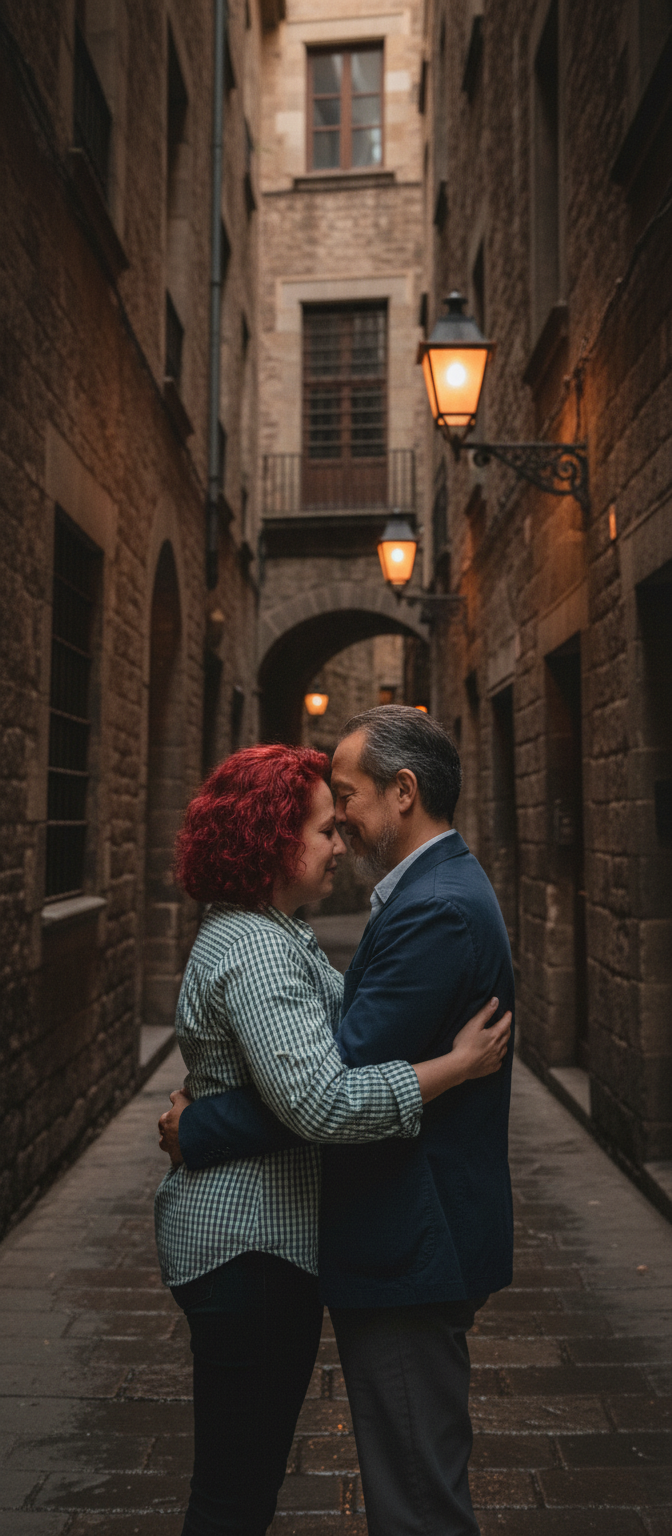 Barcelona Couple 4_ Gothic Quarter Alley.png