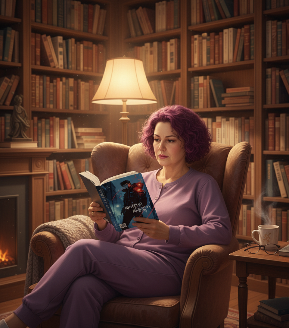 Woman Reading Book - Library.png