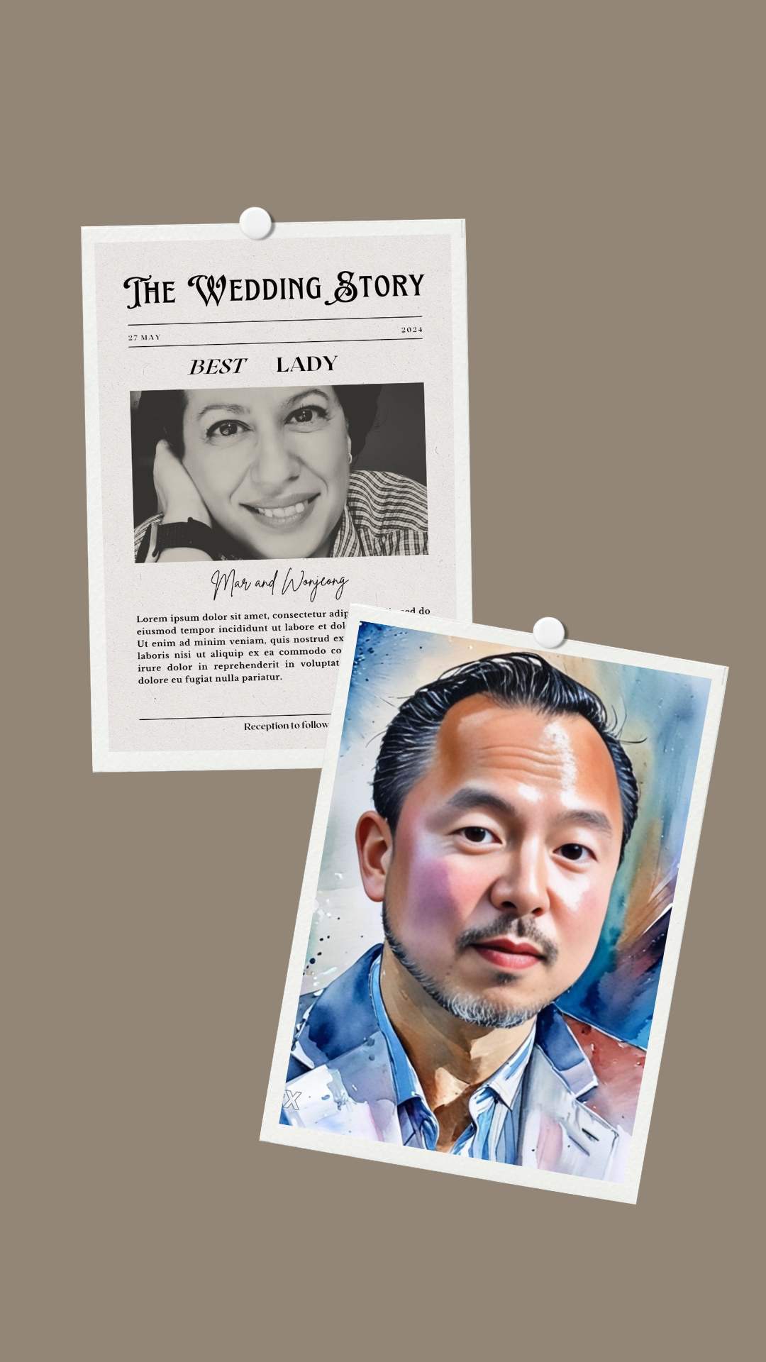 Neutral Simple Minimalist Photo Collage Phone Wallpaper.png