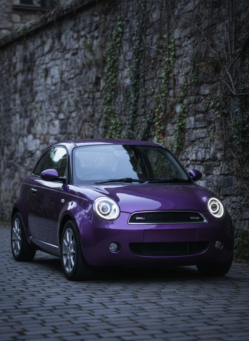 Cute Purple Car.png
