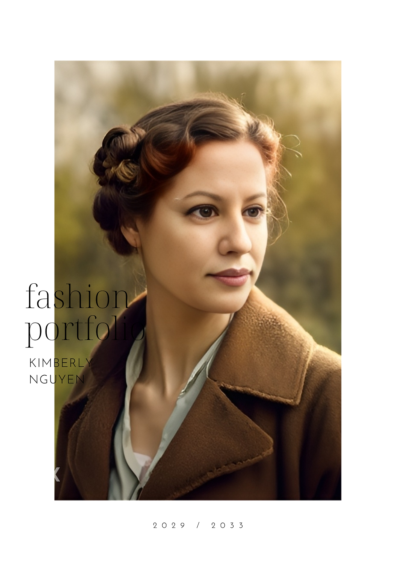 White Neutral Aesthetic Fashion Portfolio Photo Cover A4 Document.png