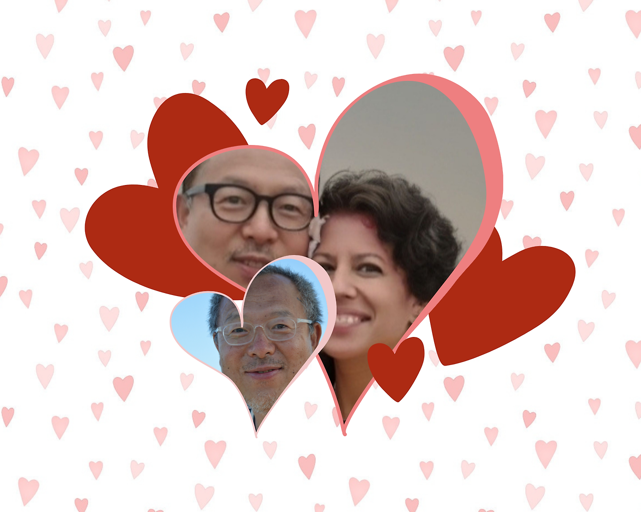 Red and Blush Pink Happy Valentine’s Day Couple Photo Collage .png