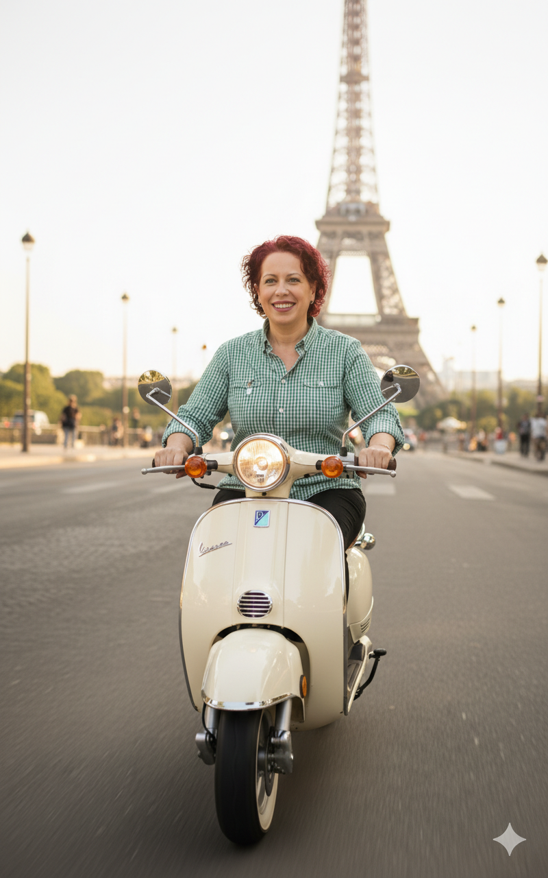 Scooter in front of the Eiffel Tower.png