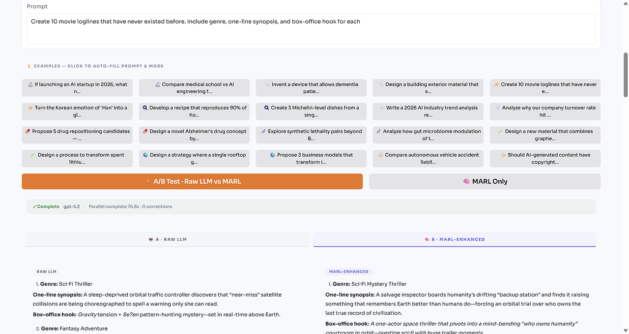 MARL — Model-Agnostic Runtime Middleware for LLMs - a Hugging Face Space by VIDraft - Chrome 2026-03-09 오후 1_58_34.png