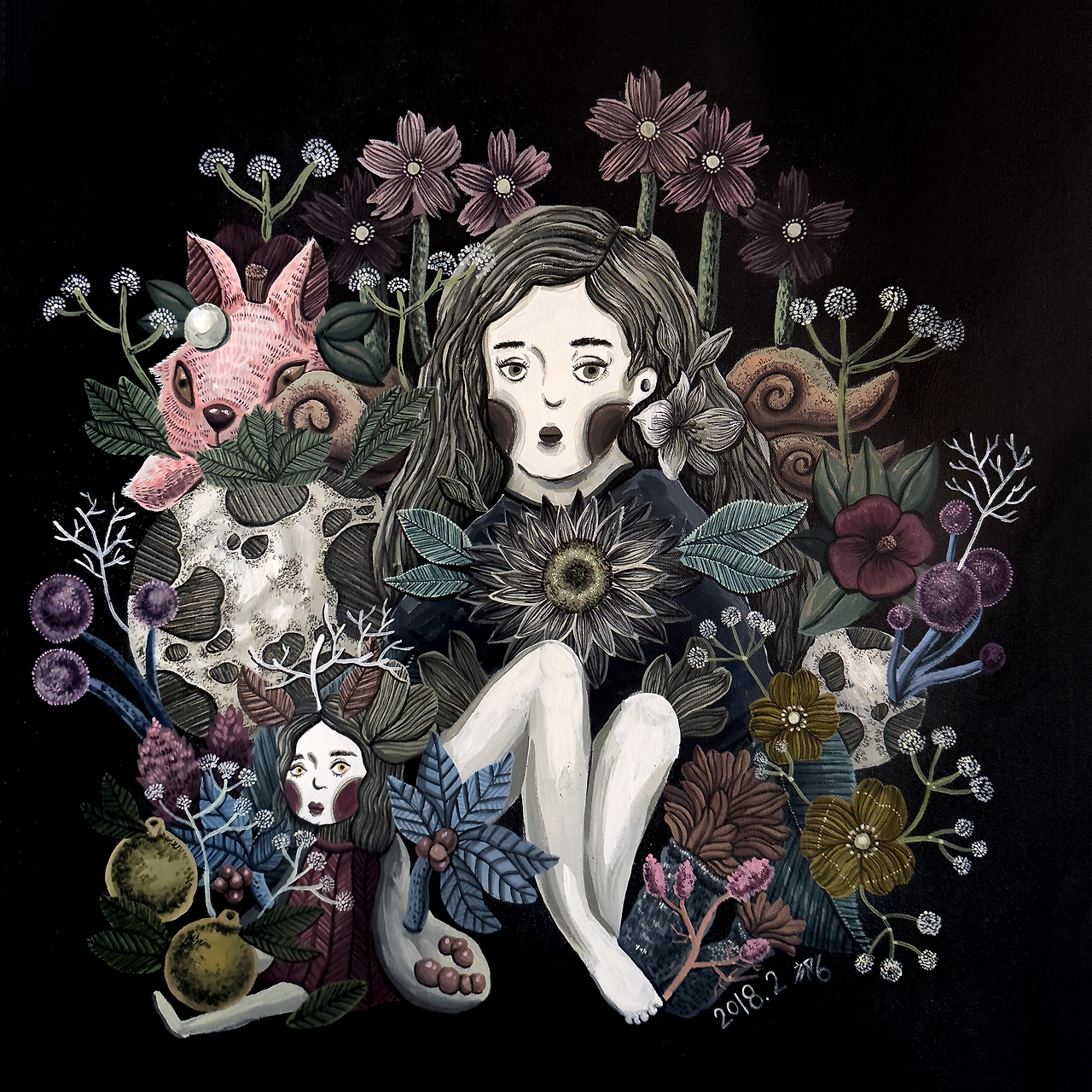 이파리 하나와 하얀 달.png