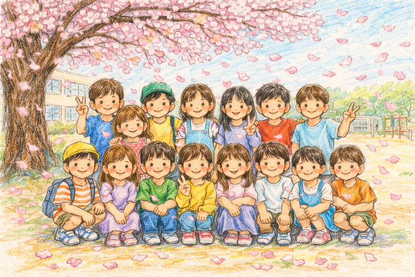 벚꽃 아래 아이들의 즐거운 모습 (1).png