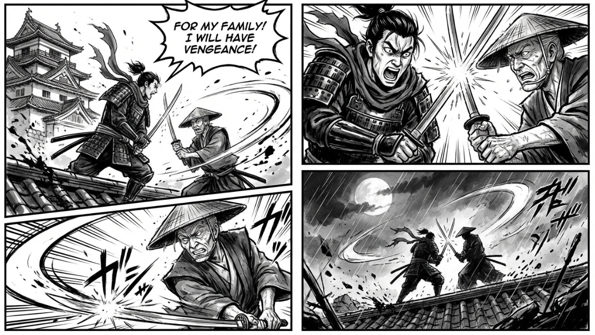 사무라이 4컷 만화로 배우는 프롬프트의 구조.png