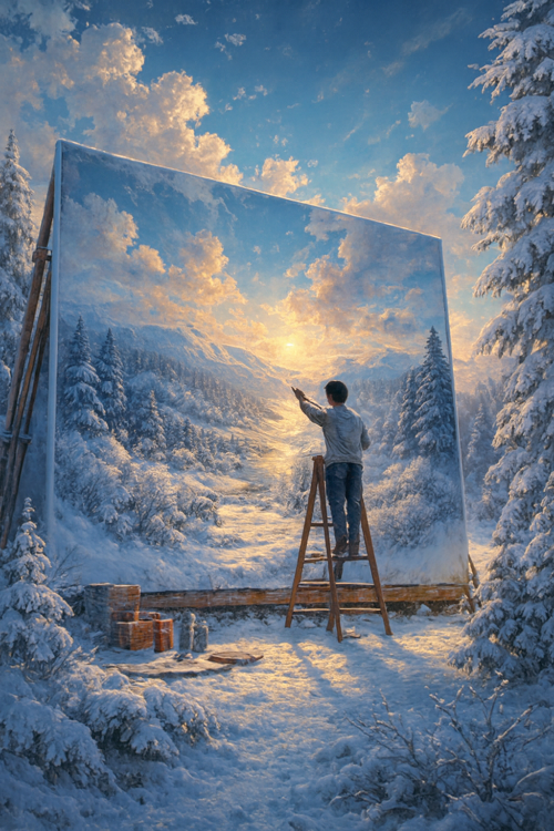 A painter standing o.png