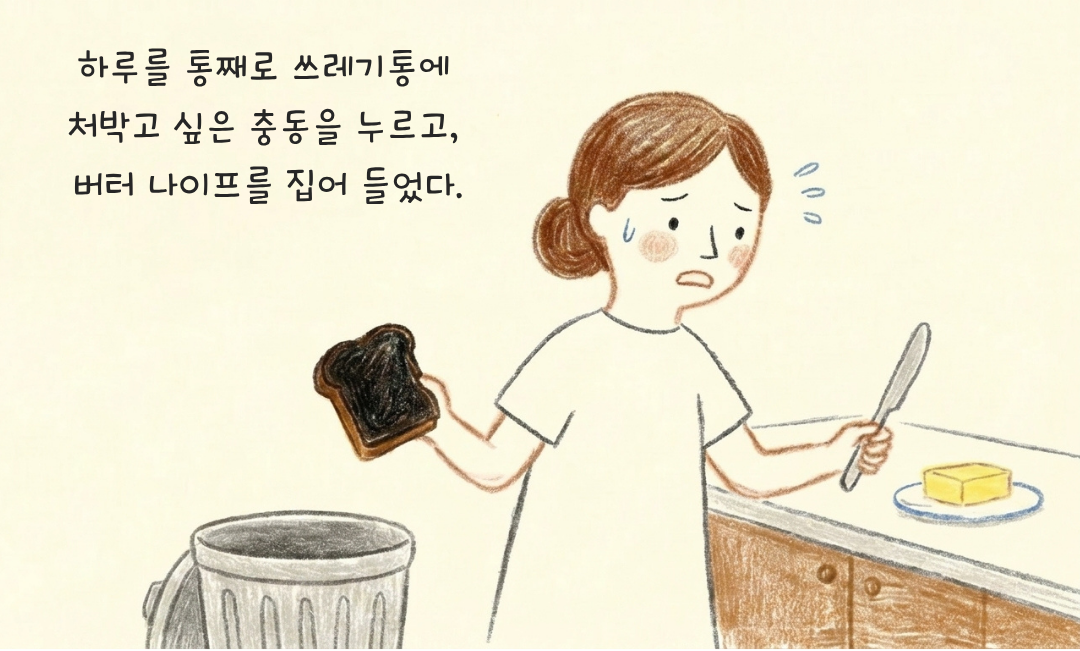 탄 식빵을 긁어내는 아침 2.png