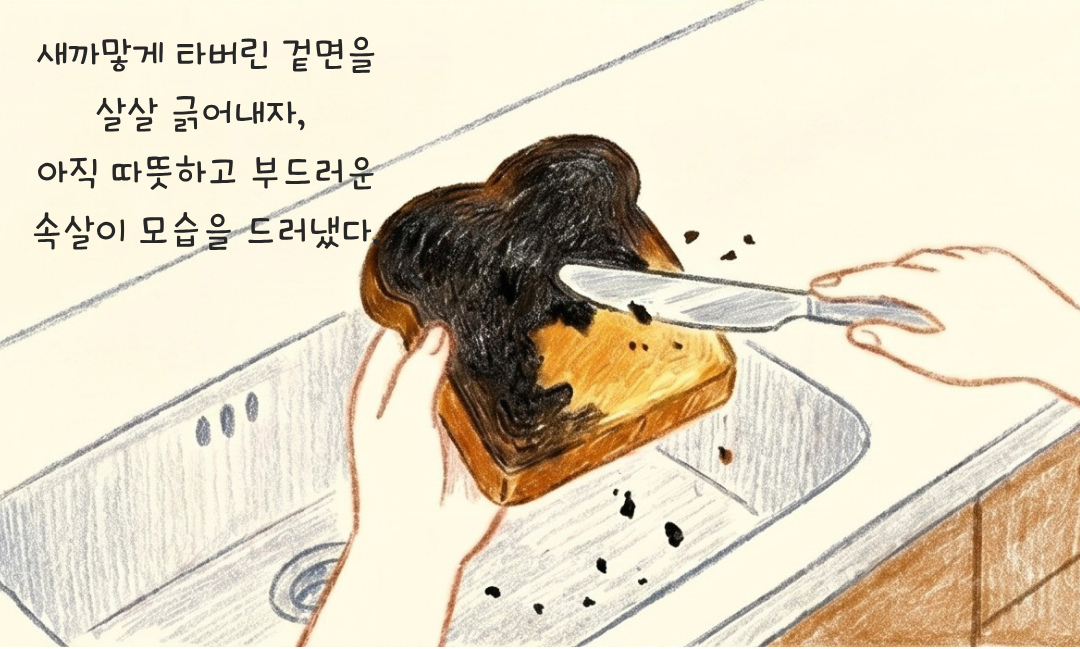 탄 식빵을 긁어내는 아침 3.png