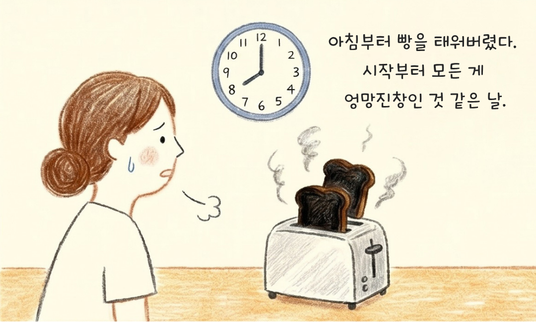 탄 식빵을 긁어내는 아침 1.png