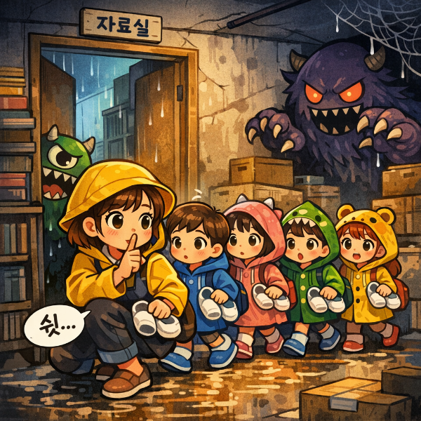 괴물들이 사는 비밀 통로 삽화.png