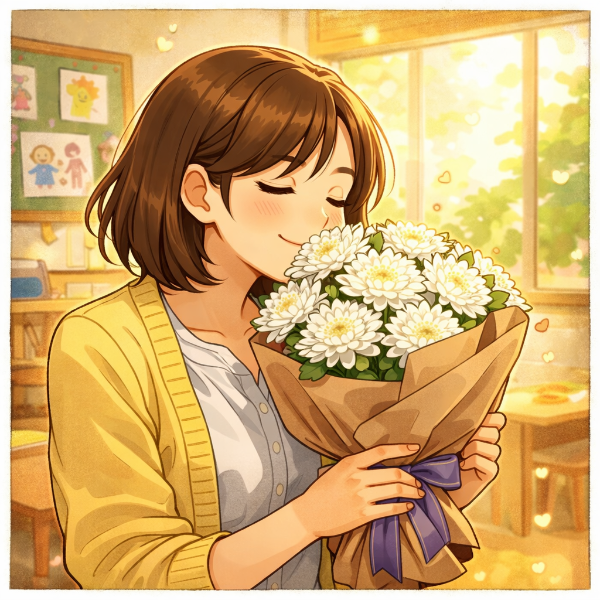 국화향기를 맡으켜 삽화.png