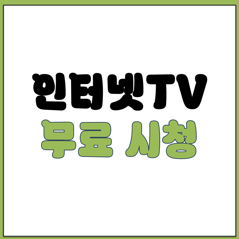 인터넷tv실시간 무료 시청 사이트 바로가기.png